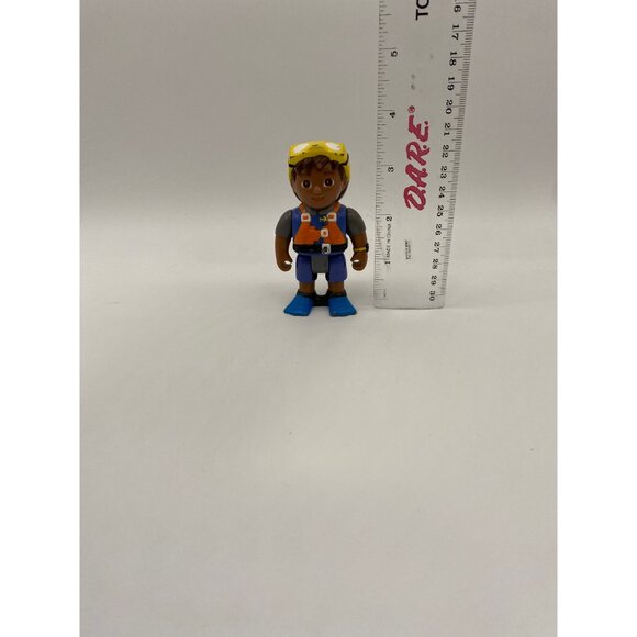2000s Mattel Viacom Nickelodeon Go Diego Go "Diego" Scuba Diver Figurine Toy - Picture 6 of 9
